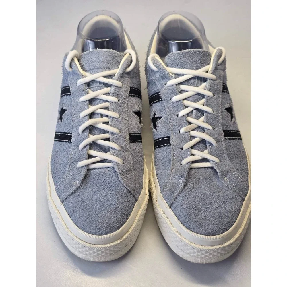Converse Cons One Star‎ Men's Sneakers Size 8.5 Women's Size 10 Blue Suede Shoes - Picture 5 of 16